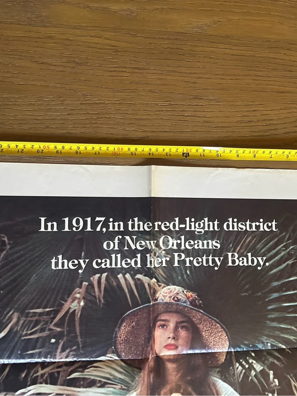 Original 1978 Pretty Baby Movie Poster One Sheet Brooke Shields NSS 780035